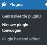 Nieuwe plugin toevoegen